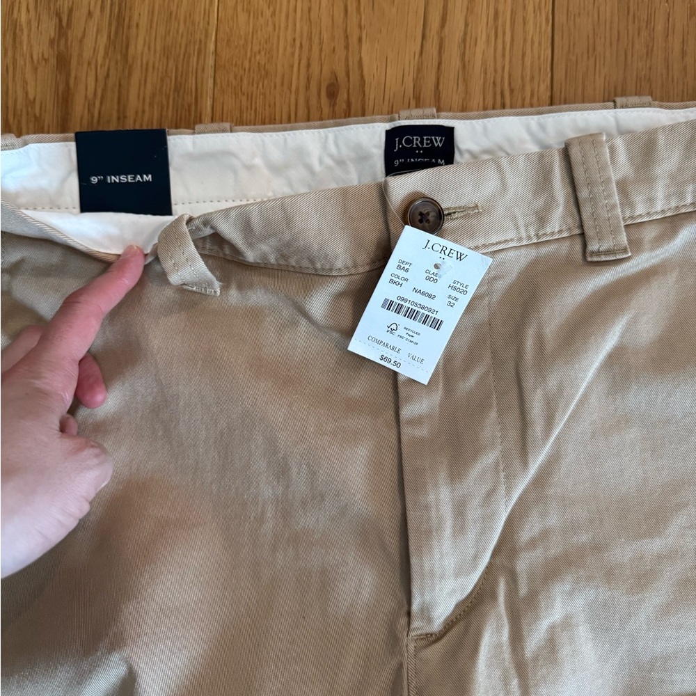 NWT J.Crew 9” Inseam Shorts - Picture 3 of 5